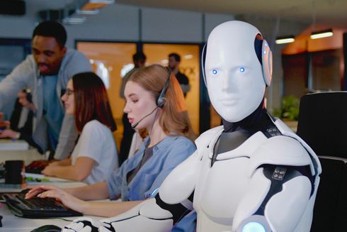 Robot con forma humana trabajando a la par de las personas. Ciencia y Tecnología - Banco Interamericano de Desarrollo - BID
