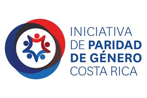 Costa Rica's Gender Parity Accelerator logo. Equity - Inter-American Development Bank - IDB