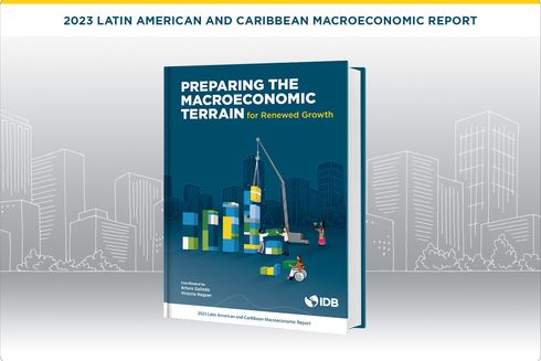Cover of the publication Preparing The Macroeconomic Terrain. Economic Development - Inter-American Development Bank - IDB