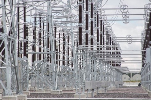 a close-up of a power plant