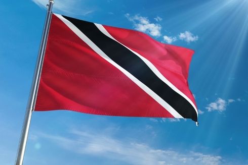 The flag of Trinidad y Tobago
