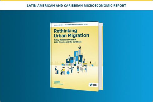 Cover of the publication Rethinking Urban Migration. Digital transformation - Inter-American Development Bank - IDB