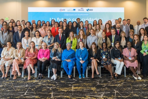 a group of people posing for a photo Service - Inter-American Development Bank - IDB