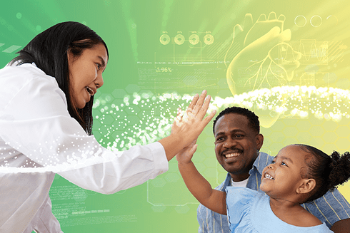a person and a child giving a high five health - Inter-American Development Bank - IDB