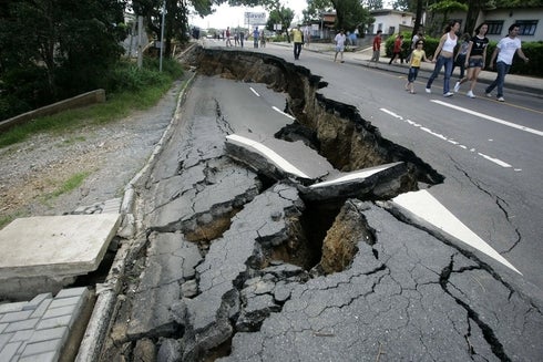 A large crack in the road - Inter-American Development Bank - IDB