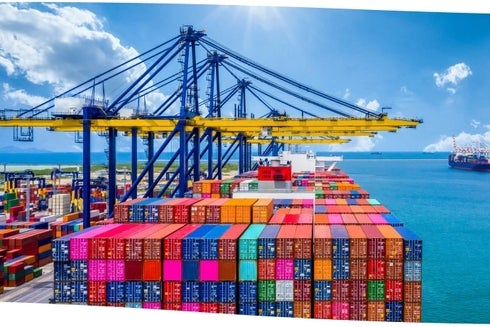Port with Colorfull Containers - Financial - Inter American Development Bank - IDB
