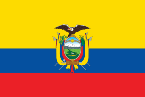 The flag of Ecuador