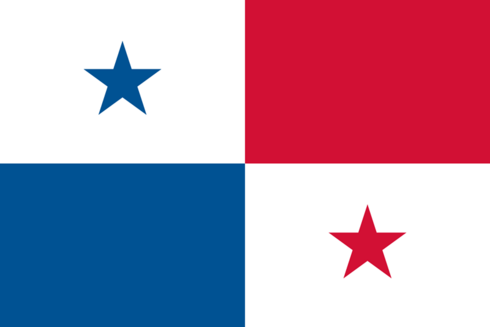 The flag of Panama
