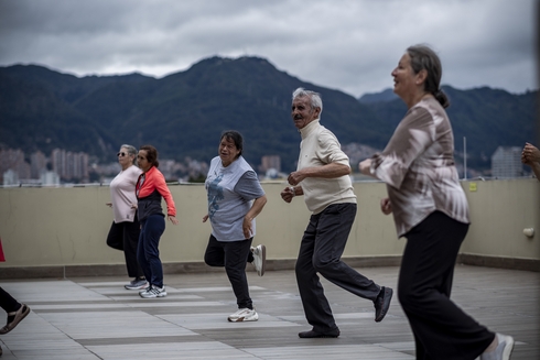 People making exercise - IDB Cares - Inter American Development Bank - IDB