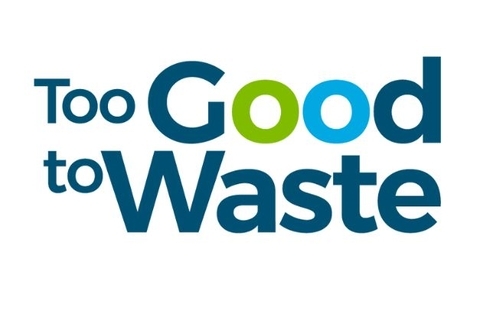 Too Good to Waste initiative white logo - Inter American Development Bank - Water and Sanitation