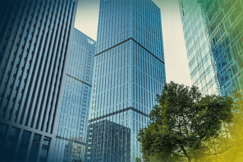 Buildings in a city - MEF - Inter American Development Bank - IDB