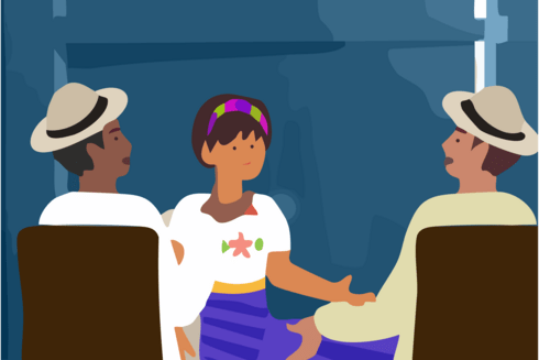 Persons illustration - BIDAcademy - Inter American Development Bank - IDB