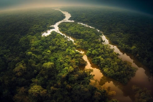 River landscape in a forest - MEF - Inter American Development Bank - IDB