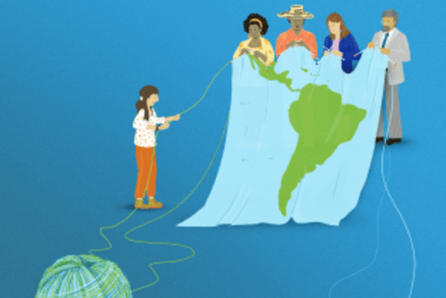 Work group illustration - BIDAcademy - Inter American Development Bank - IDB