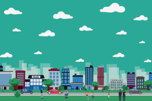 City illustration - BIDAcademy - Inter American Development Bank - IDB