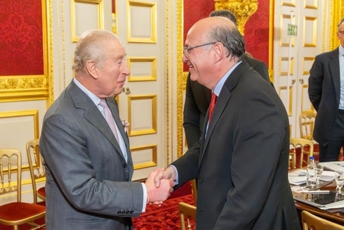 Presidents smiling with King Charles - MDBs - Inter American Development Bank - IDB