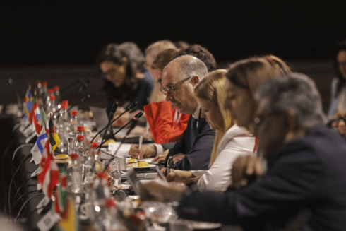 People on an event - Inter American Development Bank - IDB