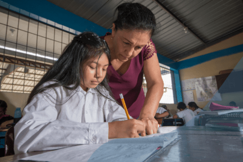 Teacher and student - Education - Inter American Development Bank - IDB