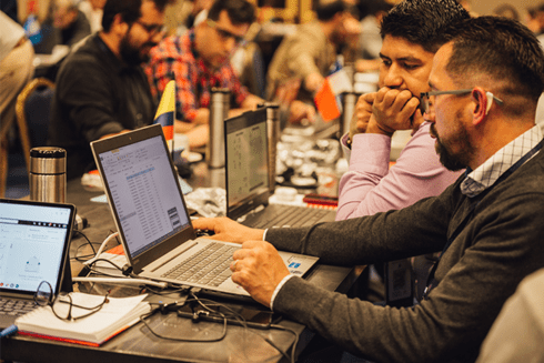 People testing on the Conectathon event- PH4H - Inter American Development Bank - IDB