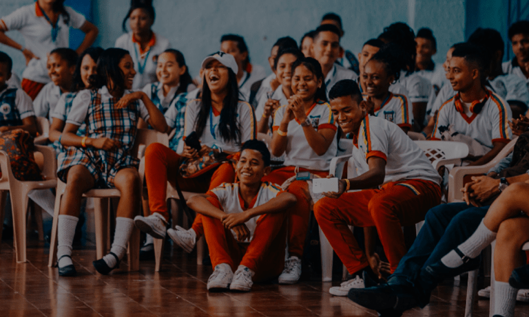 Young students smiling - Inter American Development Bank - IDB Education