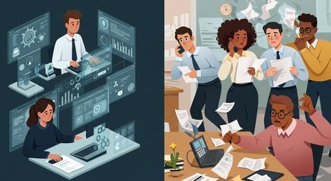 Personas usando diferentes tectonologías