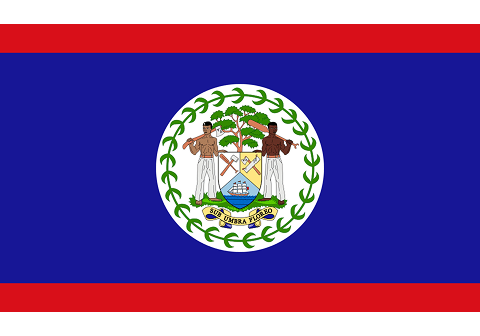 Belice flag - Inter American Development Bank - IDB