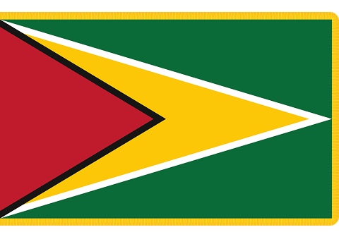 Guyana flag - Inter American Development Bank - IDB