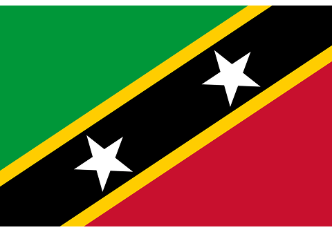 Saint Kitts and Nevis flag - Inter American Development Bank - IDB