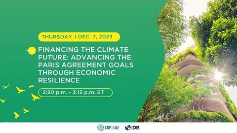 Financing the Climate Future: Advancing the Paris Agreement Goals through Economic Resilience